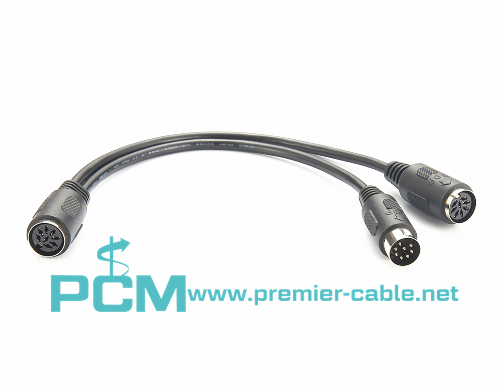 PowerLink Split adaptor Cable Din 8  